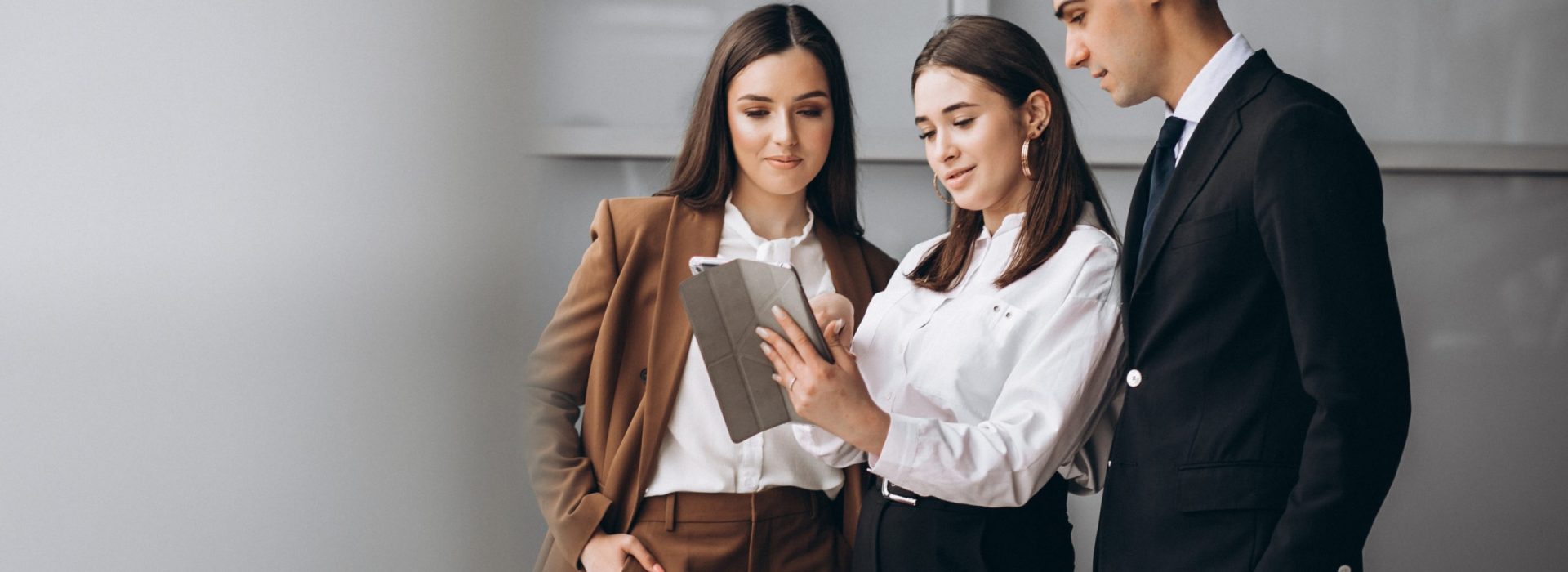 Bussiness people working in team in an office